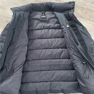 Boss Men's Charcoal Puffer Jacket